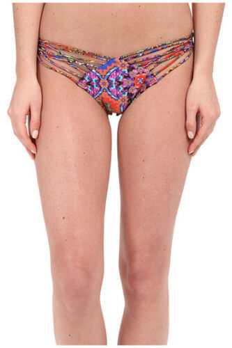 Luli Fama Gipsy Soul Strappy Brazilian Ruched Back Bottom